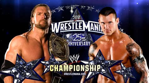 Story Of Triple H Vs Randy Orton Wrestlemania 25 Youtube
