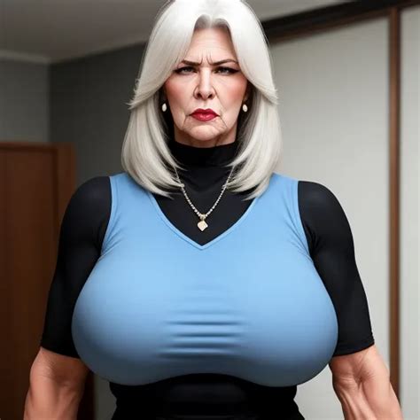 Convert Small Image To Large Huge Gilf Huge Dominant Serious Woman