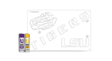 Lsu Tigers Stencil Kit The Tailgater