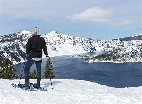 Been There Do This Snowshoeing At Crater Lake National Park In Oregon