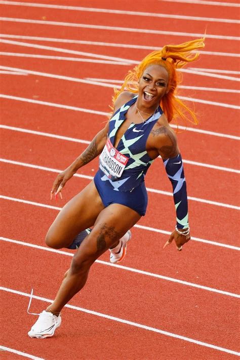 After Securing Her Olympics Spot Shacarri Richardson Ran Straight To