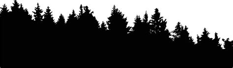 Forest Treeline Silhouette Openclipart