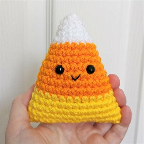 Free Crochet Pattern Crochet Candy Corn Halloween Amigurumi Plush