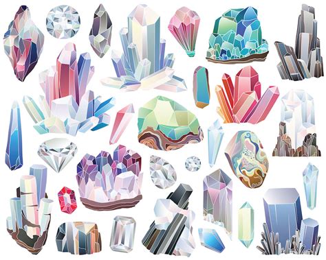 Download Crystals Clipart For Free Designlooter 2020 👨‍🎨
