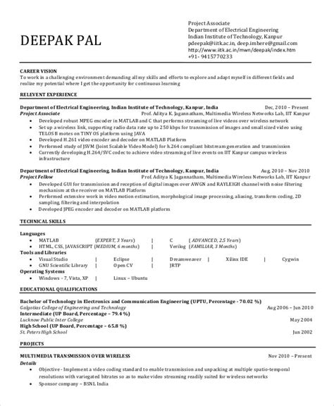 Remember that the examples below are meant as guides only. 10+ Mechanical Engineering Resume Templates - PDF, DOC | Free & Premium Templates