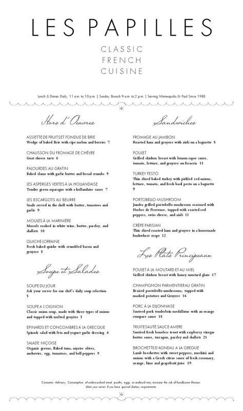 But i'm a bit confused by the word menu in the last clause. Sample French Menu | French cafe menu, Cafe menu, French ...