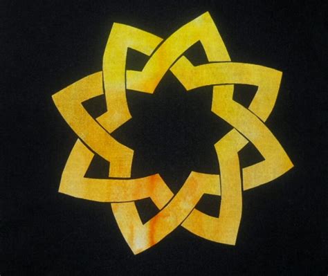 Easy Celtic Star Knot 3 Quilt Applique Pattern Design Etsy