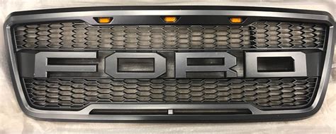 And the 3 led lights on the grill will make your vehicle outstanding even in the dark night. 2004-2008 Ford F-150 F150 Raptor Style Conversion Grill ...