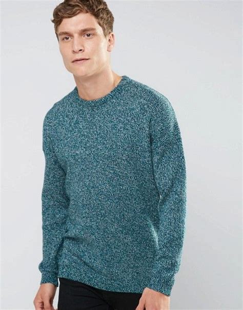 Asos Asos Relaxed Crew Neck Jumper With Dropped Shoulder In Cotton Twist Mens Jumpers Jumpers