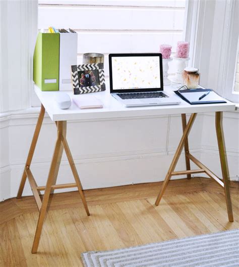 I mean…seriously, how do people think of these ideas? A Simple Ikea Hack Desk