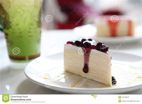 Blueberry Fancy Cake Stock Image Image Of Cake Homemade 32740047