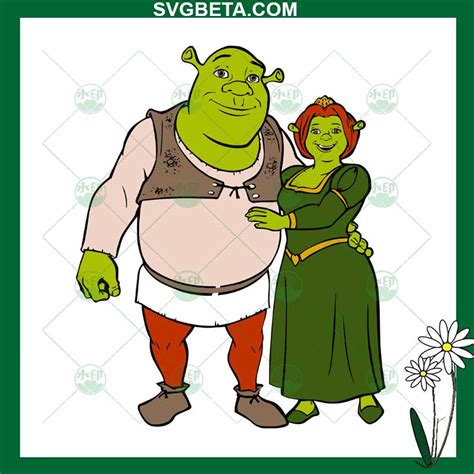 You May Use Our Shrek And Fiona Svg Files To Make Finished For Personal