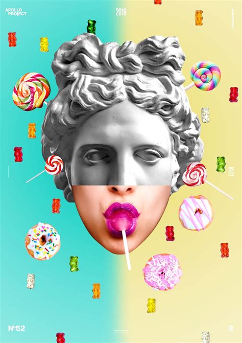 Lollipop Poster 52 Pop Art Wallpaper Collage Design Graphic Design
