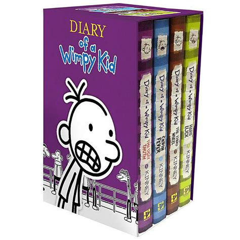 Diary Of A Wimpy Kid Box Of Books 5 8 Hardcover