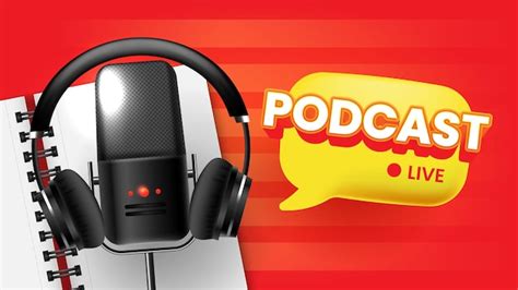 Premium Vector Podcast Live Flyer Banner Social Media Template