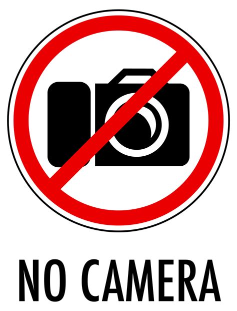 No Camera Sign Isolated On White Background 1437386 Vector Art At Vecteezy