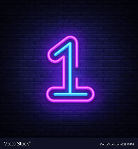 Neon Number Number Icons Logo Number Instagram Feed Layout