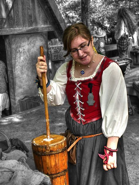 tutor milkmaid churning butter v2 photograph by john straton pixels