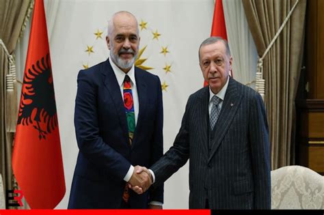 Arnavutluk Başbakanı Rama Türkiye Cumhurbaşkanı Erdoğan ile görüştü