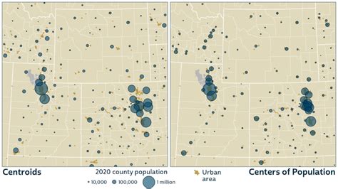 Better Maps With Census Centers Of Population Use It For Good