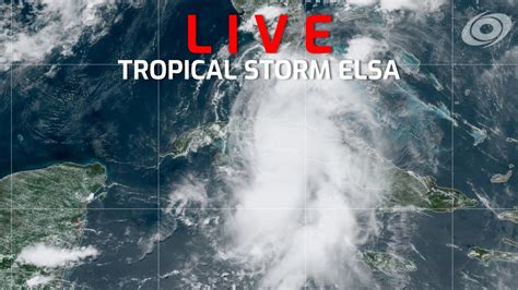 Live Tropical Storm Elsa Batters Cuba And Brings Severe Weather To South