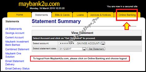 Isi borang individual trading account application, cds account form bursa malaysia, common reporting standard crs declaration. CARA PRINT PENYATA / STATEMENT BANK DARI MAYBANK2U ...