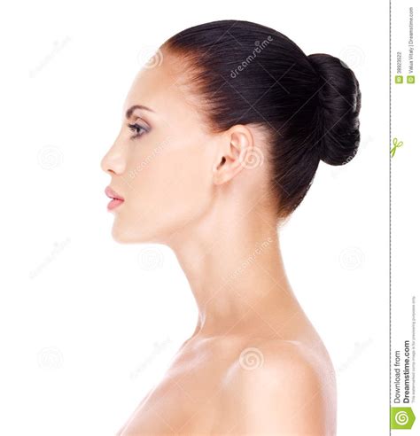 Profile Face Young Woman Stock Photos Images And Pictures 17569