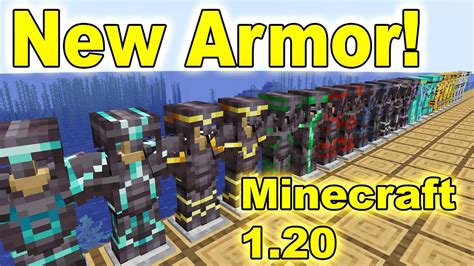 New Minecraft Armor In 120 Update Minecraft Snapshot 23w04a Youtube