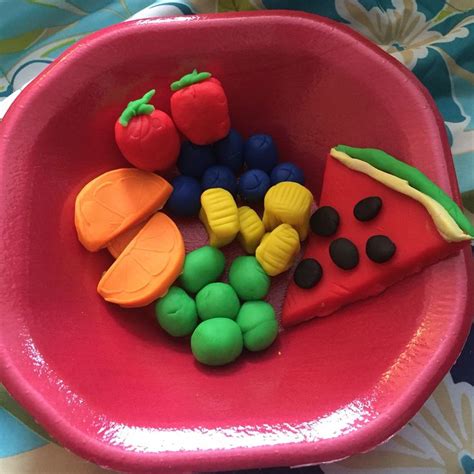 Fruit Salad Playdoh Play Doh Playdough Activities For Kids