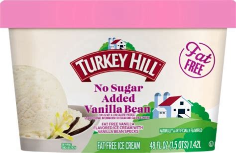 Turkey Hill Fat Free Vanilla Bean Ice Cream 48 Fl Oz Fred Meyer