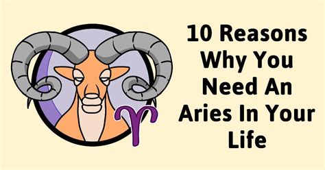 10 reasons why aries are the best people in your life