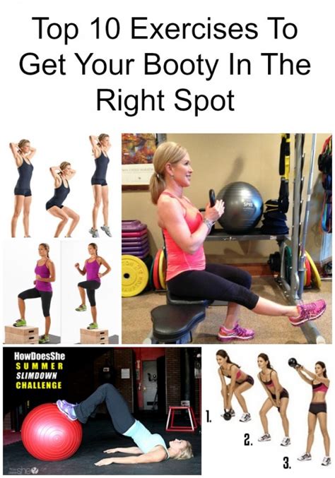 Top 10 Exercises To Get Your Booty In The Right Spot