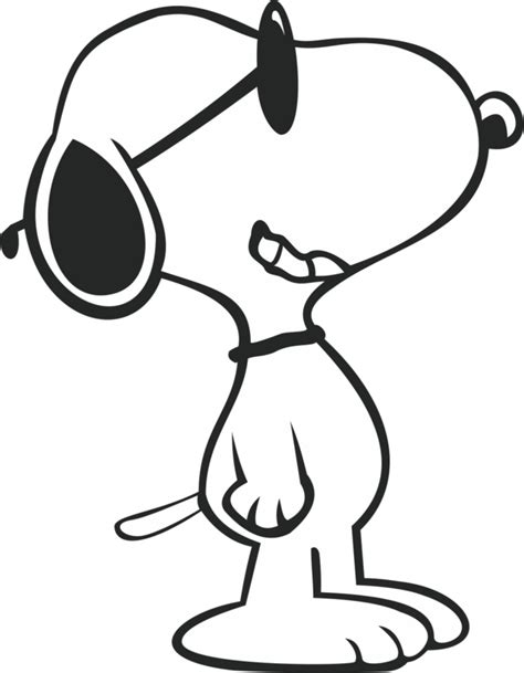 Snoopy Vista Lateral Png Transparente Stickpng