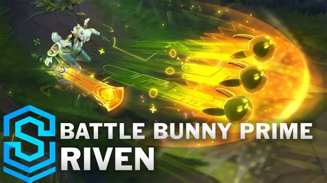 Battle Bunny Prime Riven Skin Spotlight Pre Release League Of Legends Youtube