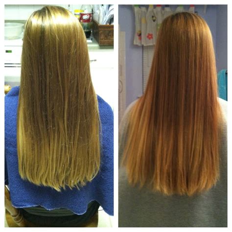 Before and after using harvest moon burgundy/mahogany mix. Before and After hair mask! | Hair beauty, Hair, Beauty
