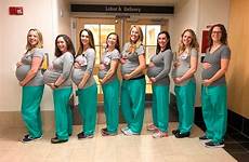 pregnant nurses hospital maine baby labor delivery bump unit boom nine group maternity portland same labour work medical center nicole