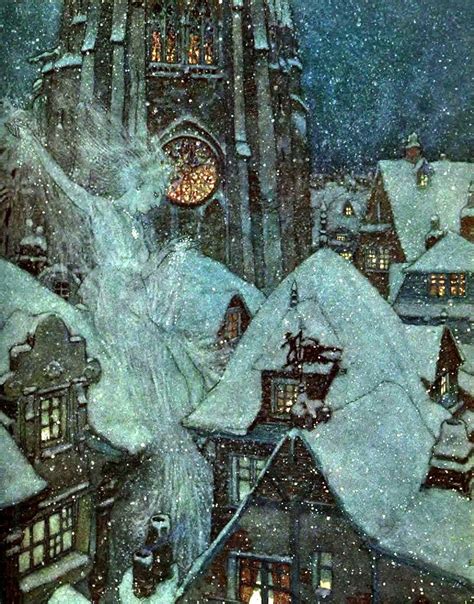 The Snow Queen Edmund Dulac Illustrations For Stories By Hans