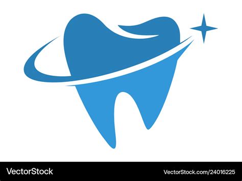 Dental Care Icon Logo Royalty Free Vector Image