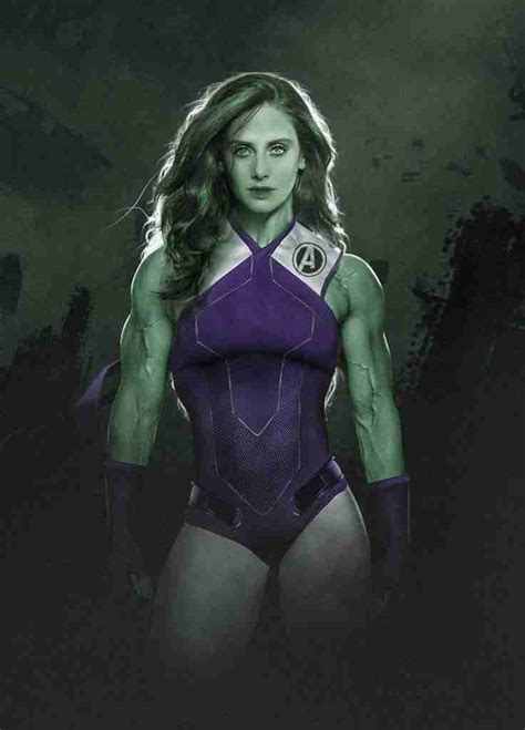 She Hulk See What Alison Brie Could Look Like As Marvel Hero