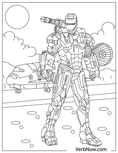 Iron Man 2 Coloring Pages