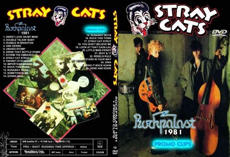 10 ストレイキャッツ 初期rockpalast 81高画質プロモ Stray Cats Dvd Souflesh 音楽工房