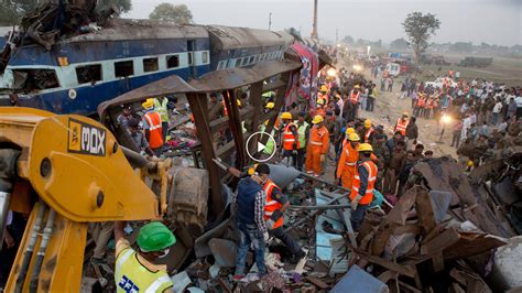 train wreck in india kills scores the new york times