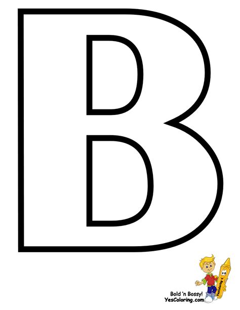 Alphabet Colouring Sheet Of B Alphabet Capital Letters Alphabet Words