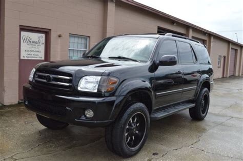 2004 Toyota Sequoia Limited 4x4 3 Inch Lift Perfect No Reserve Bid To