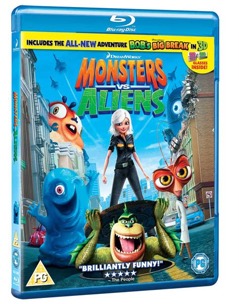 Monsters Vs Aliens Blu Ray UK Import Amazon De Reese Witherspoon