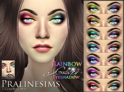 Sims 4 Ccs The Best Eyeshadow By Pralinesims Sims 4 Sims Sims 4