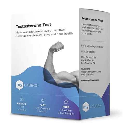 Testosterone Test Kit Easy At Home Testing Mylab Box