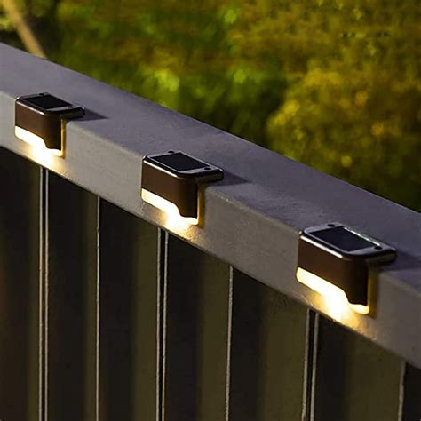 Solpex Solar Deck Lights Outdoor 16 Pack Solar Step Lights Waterproof