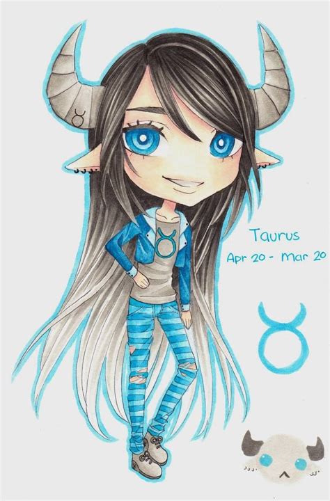 Female Taurus 2016 By Mikalincow Anime Poses Female Anime Poses Anime