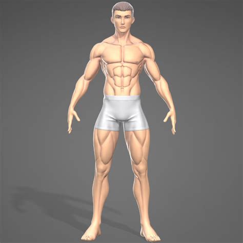 Muscular Anime Male Base Full Body If You Want To My Ultimate Guide To Learn How To Draw Muscles